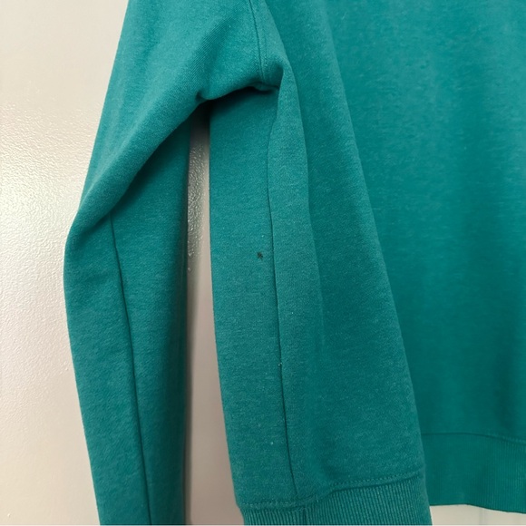 Women’s Disneyland Resort Fuzzy Logo Crewneck Sweatshirt - Teal - Picture 5 of 5